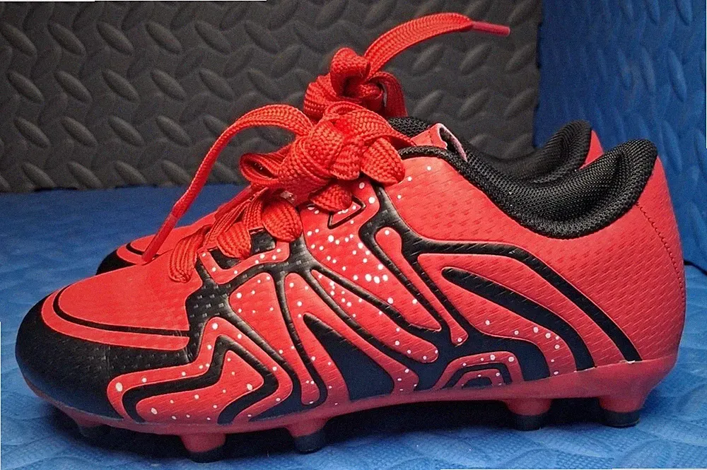 Toddler Soccer Cleats by Dream Pairs - Red & Black Size11