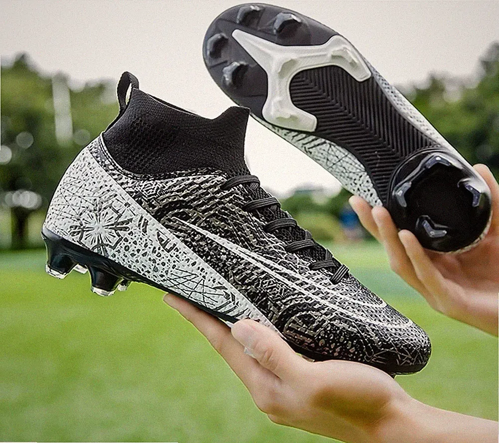 Toddler Unbranded Soccer Cleats High-Top Athletic Football Shoes Size Us 6/EU 39