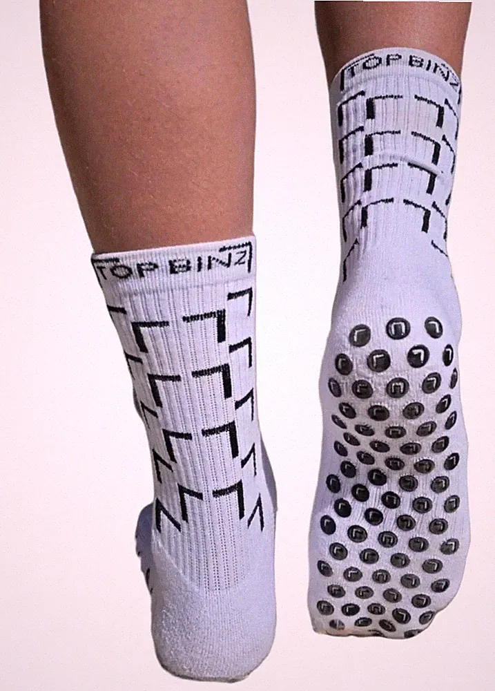 men soccer grip socks