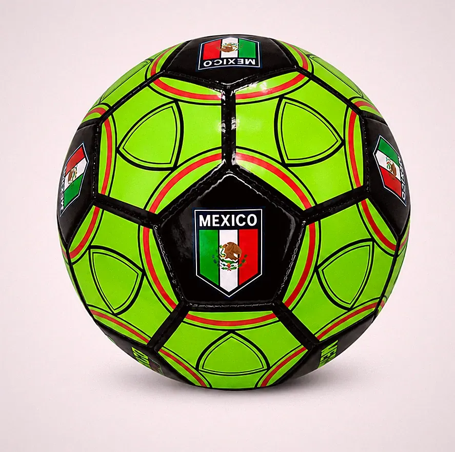 Tripact Inc Mexico Soccer Ball Regulation Size 5 Soccer Ball 5 - Home Green