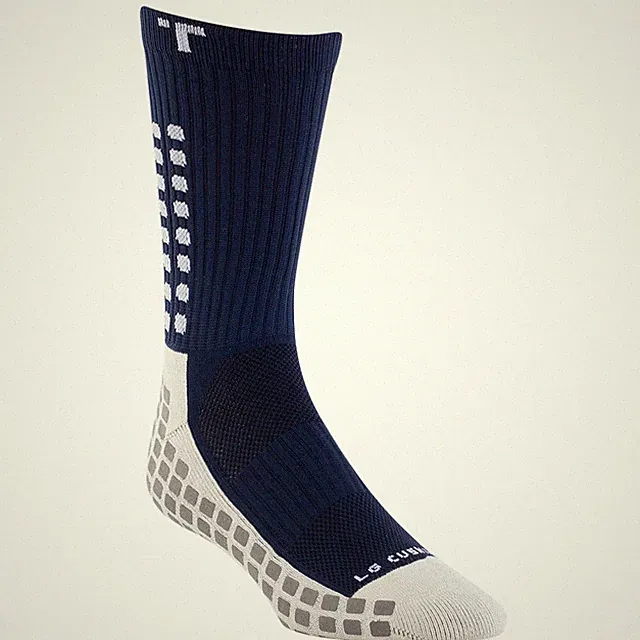 TRUsox 3.0 Mid-Calf Crew Grip Socks (Navy)