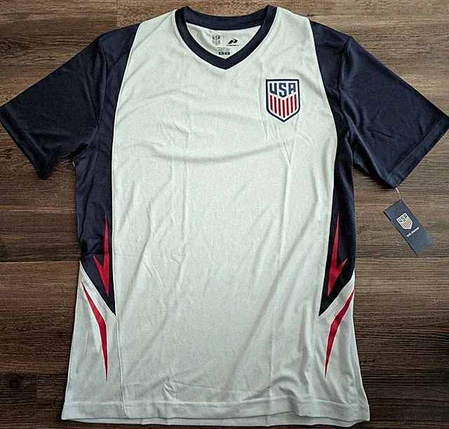 U.S. Soccer Federation USMNT Adult Game Day Soccer Poly Shirt Jersey T-Shirt M