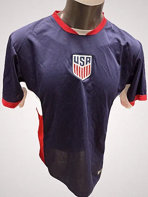 U.S. Soccer Federation USMNT Adult Game Day Soccer Poly Shirt T-Shirt Home Team