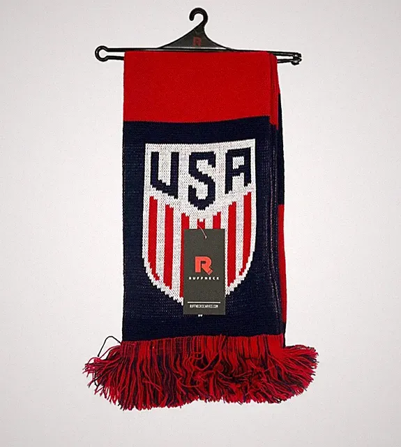 U.S. Soccer Ruffneck Double Knit Scarf Brand New - Great for Fifa Games