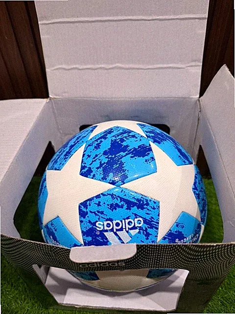 UEFA Champions League 2018-19 Blue Star Soccer Ball Size 5 Match Ball w/ Box USA