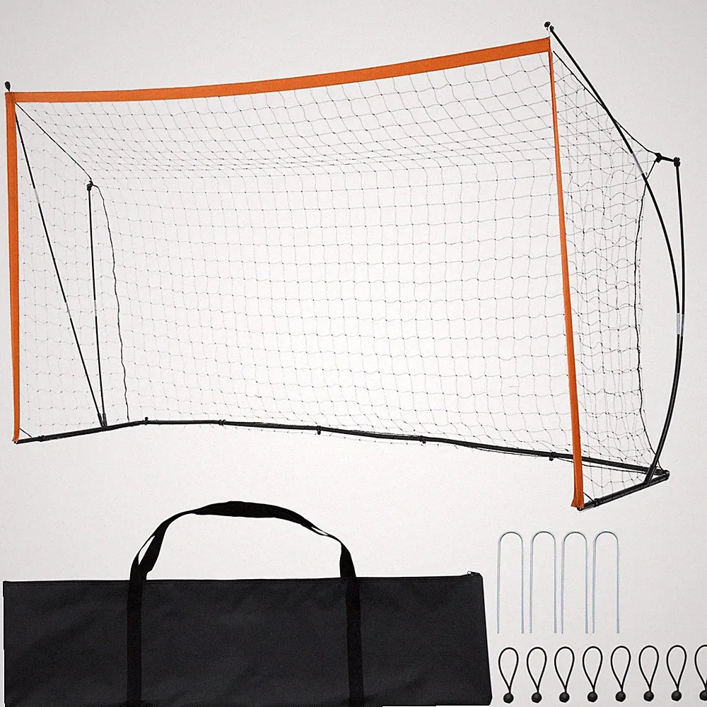 Uimoso 12x6 ft Portable Soccer Goal Kids Soccer Net Carry Bag Backyard Training