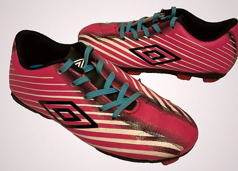 Umbro Arturo 2.0 FG Little Girls Pink Soccer Cleats (Size 11)