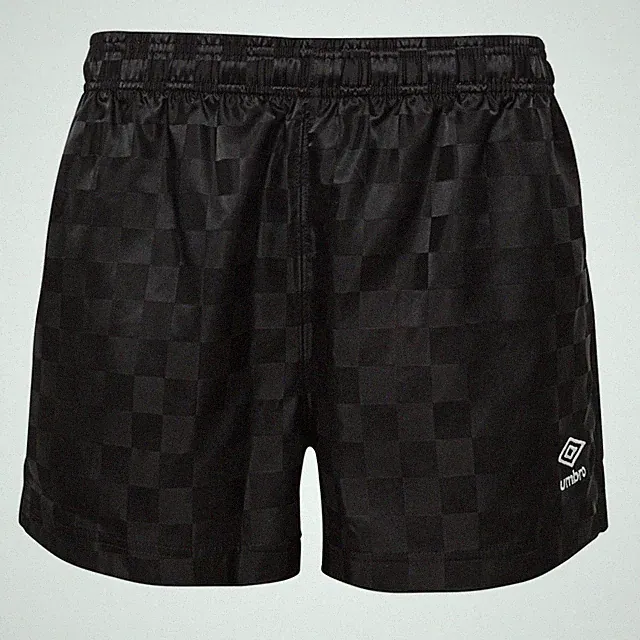 Umbro Big Girls Adjustable Waist Pull On Short Size Large 14 Black Athletic