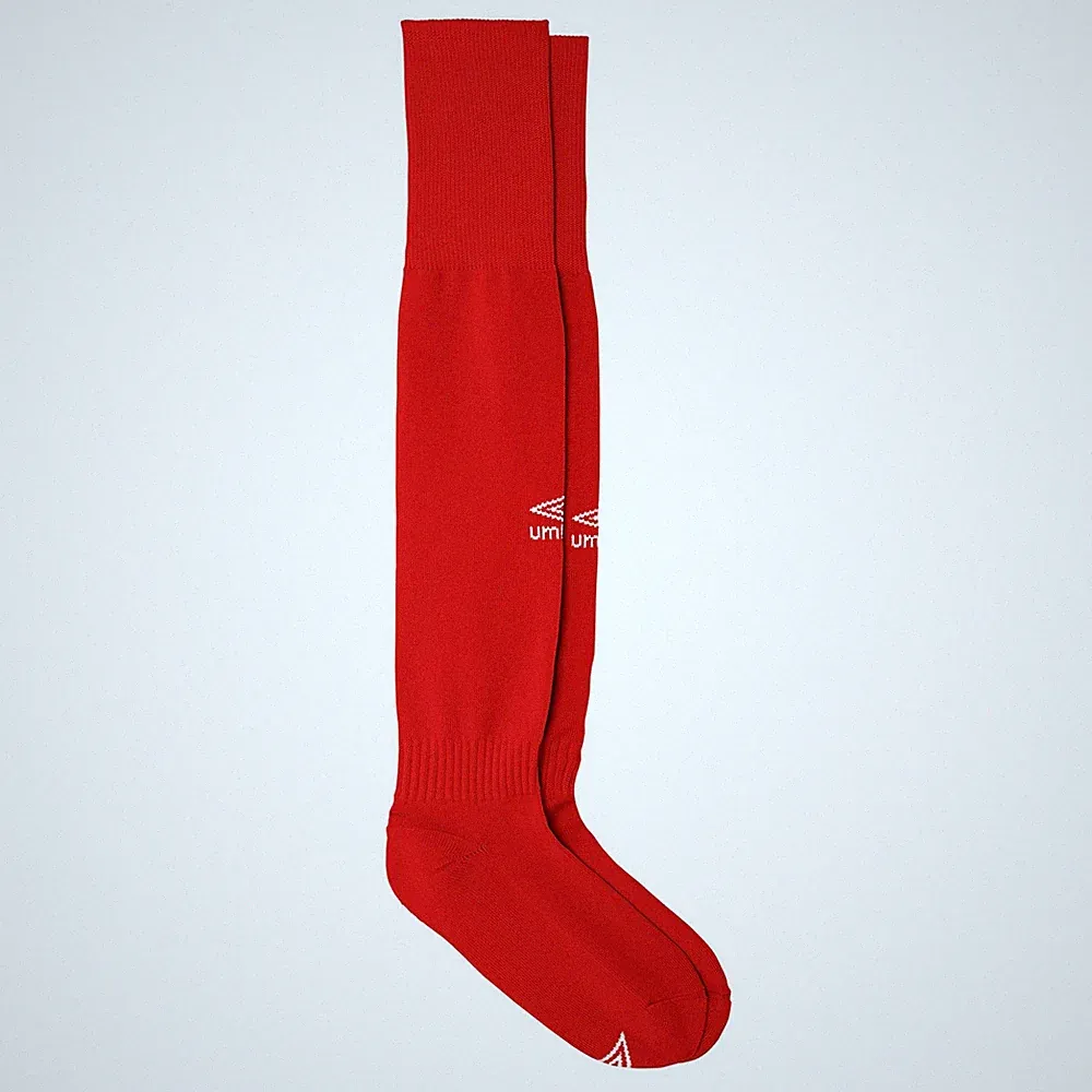 Umbro Club Soccer Socks, Red, Youth Small Small, Red