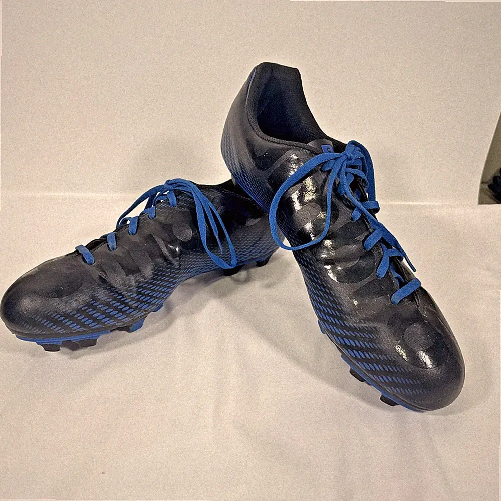 Umbro Deep Fade Soccer Cleats Mens Size 13 Black Blue MFW00380 Firm Ground FG