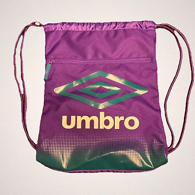 Umbro Duotone Carrysack Drawstring Bag - Purple/Turquoise Soccer Futbol