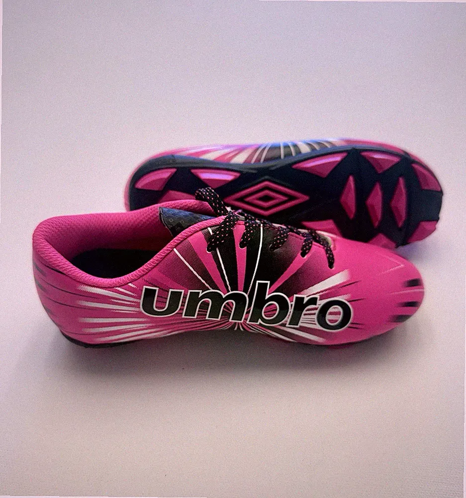 Umbro Girls Soccer Cleats Pink Black Youth Size 13K FG New No Box