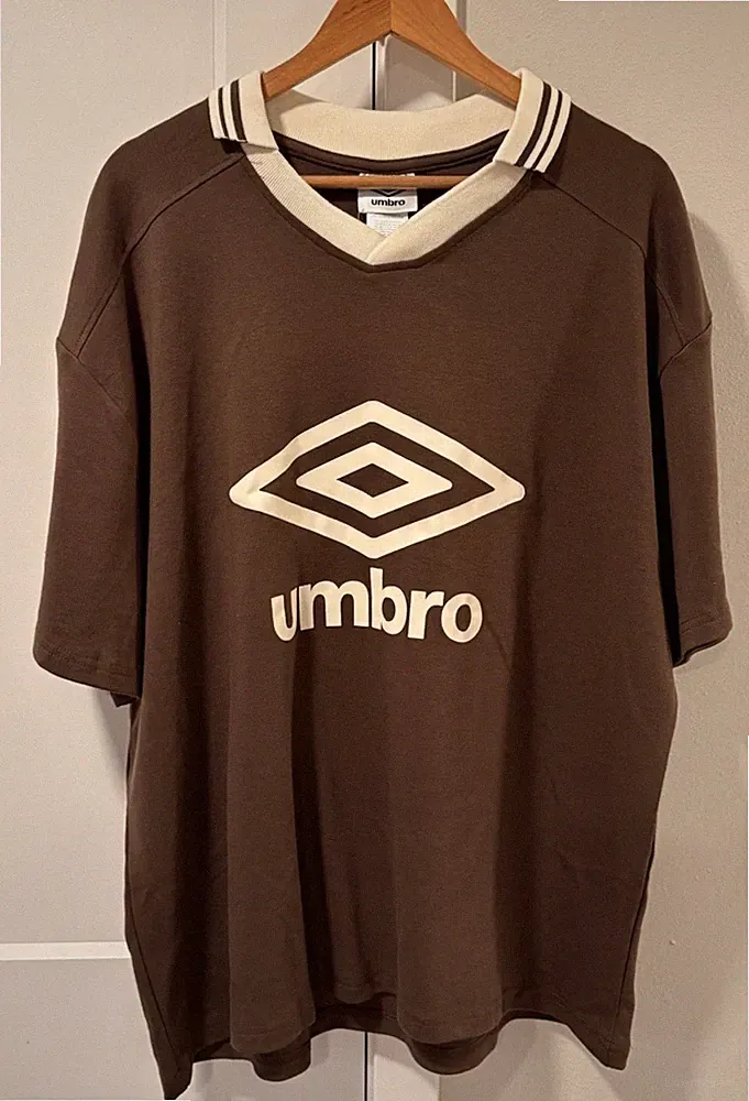 brown soccer shirt