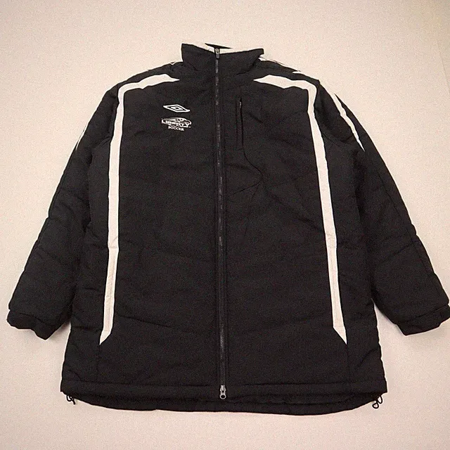 Umbro Liberty Flames Soccer Jacket Mens Large Insulated Long Puffer Full Zip