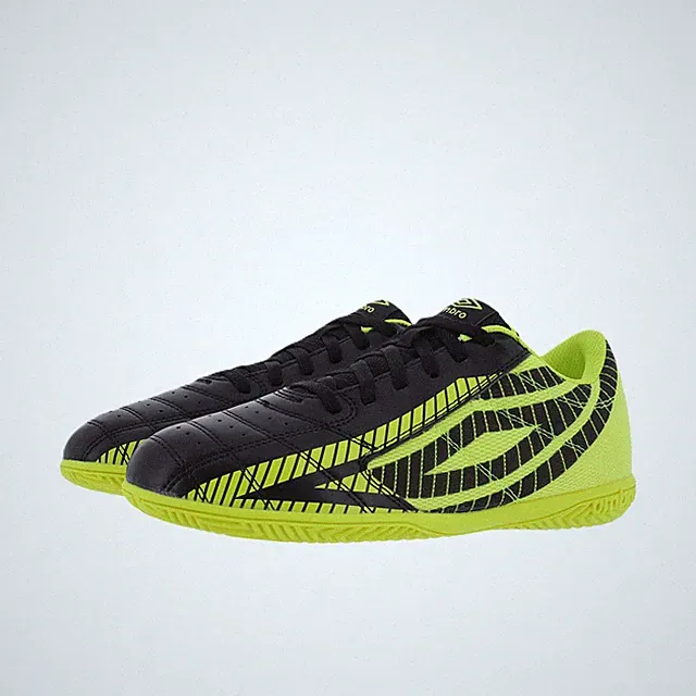 Umbro Men's Sala Z5 Futsal Shoe Black/Yellow 81848U-CNH Size 9 *NWOB*