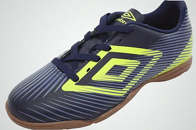 Umbro Men's Speed II Black/Lime/Blue Indoor Soccer Sneakers Shoes Sz: 6