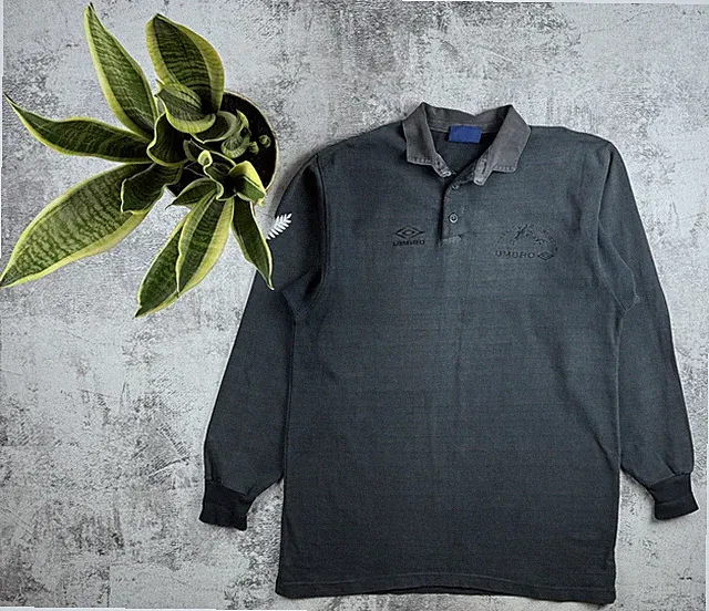 UMBRO NEW ZEALAND Rugby Thrashed Sportswear Large Gray Sweatshirt Pullover