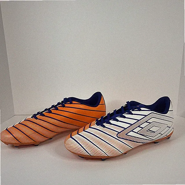 UMBRO VELOCITA ELIXIR LEAGUE FG US Men Sz 13 Soccer Cleat 81943U-Luk WHT/ORA/NWT