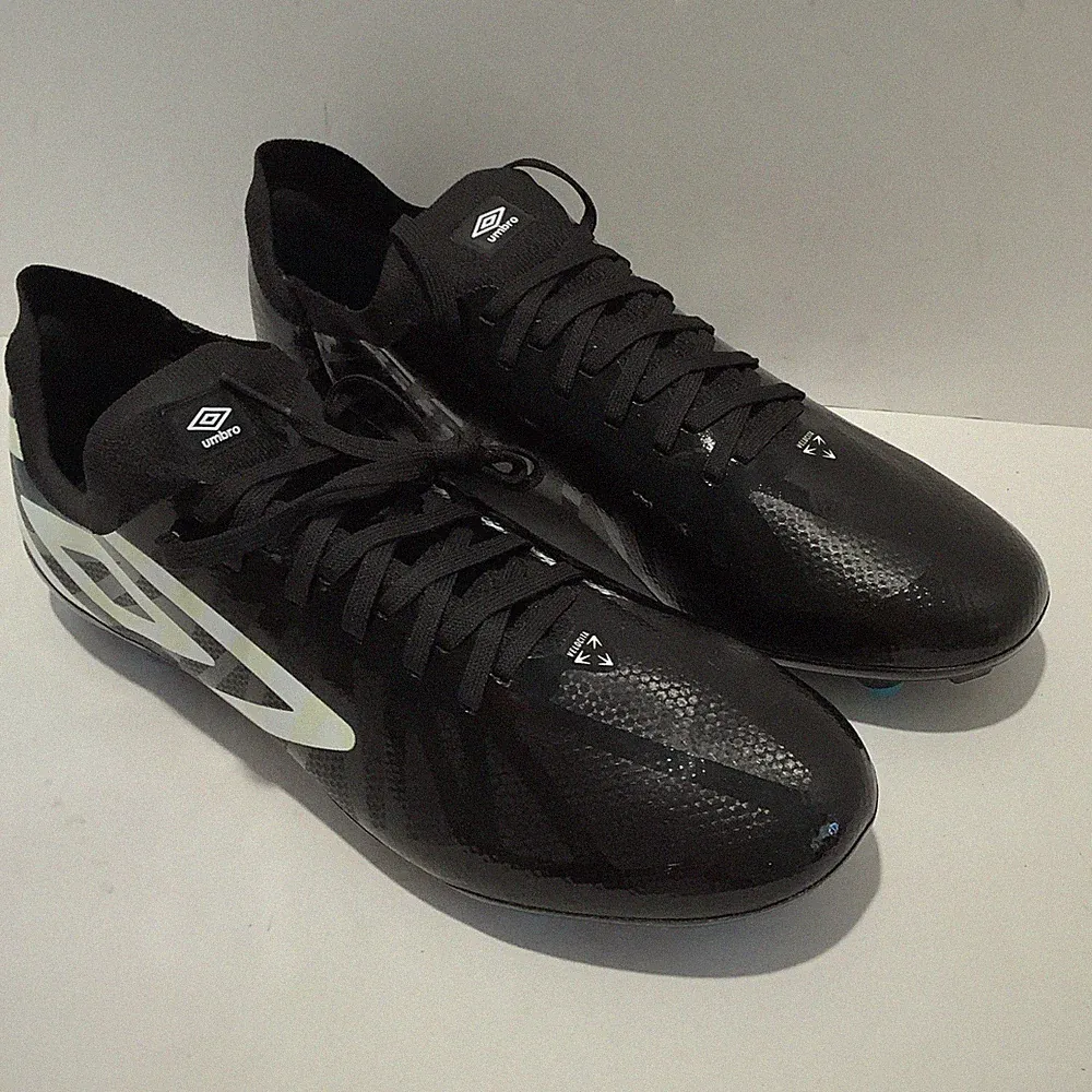 UMBRO Velocita VI Premier FG Soccer Cleats Black Men's Size 11M 81685U, New