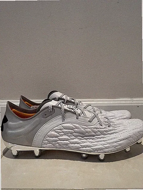 Under Armour Clone Magnetico Pro 2.0 FG White Cleats Mens Sz 13 New 3025640-100