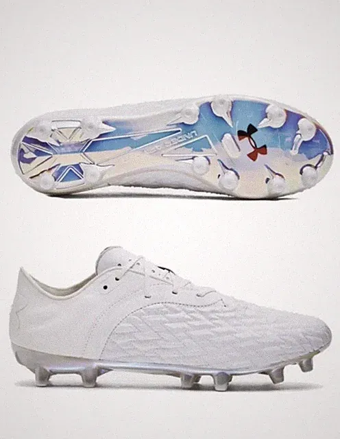 Under Armour Clone Magnetico Pro 2 FG Soccer Cleats White Sz 12.5 3025640-101