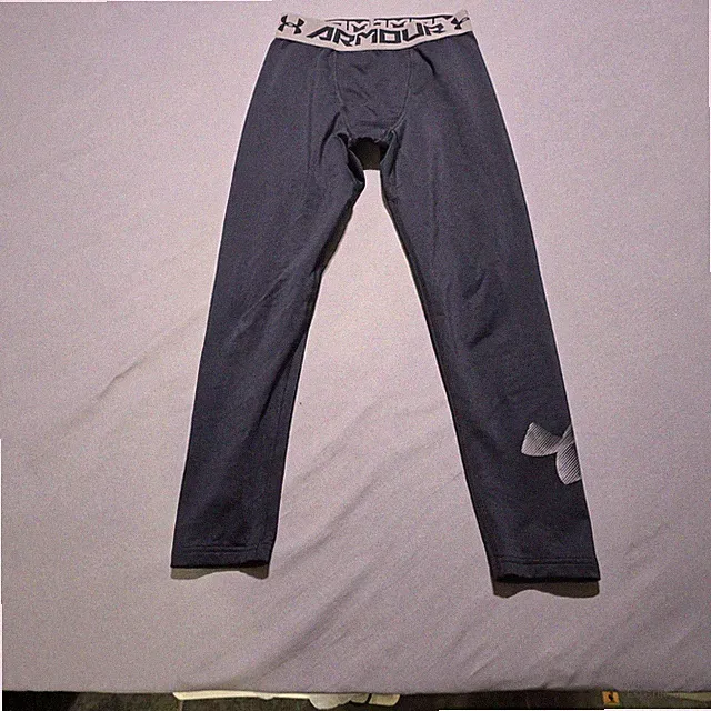 Under Armour ColdGear Leggings kids Medium youth MY Black Compression Base Layer
