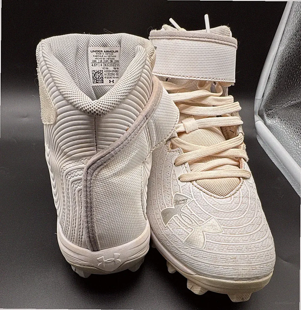 Under Armour Hammer Football Cleats Ankle Strap Molded Studs 4.5Y