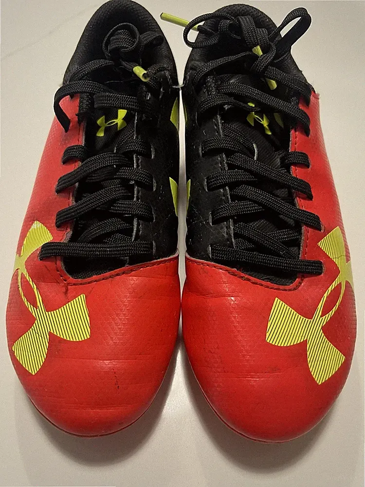 Under Armour Kids Soccer Cleats | Color: Red/Yellow Size 1.5Y