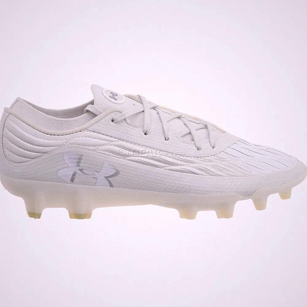 Under Armour Magnetico 4 Elite FG Womens Soccer Cleats, White, Size 9.5