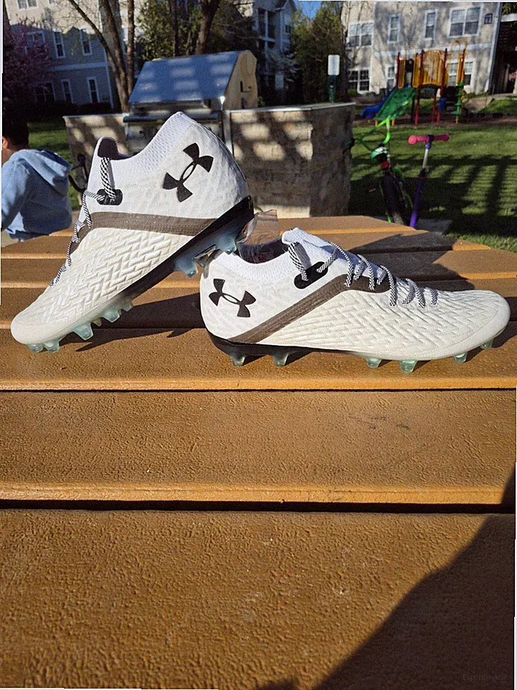 Under Armour Magnetico Clone FG Cleats 3028760 101 Pearl White U.S Men's Size 13