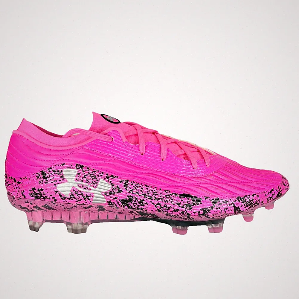 Under Armour Magnetico Elite 4 FG PV Pink Soccer Cleats Men's 14 6000038-695
