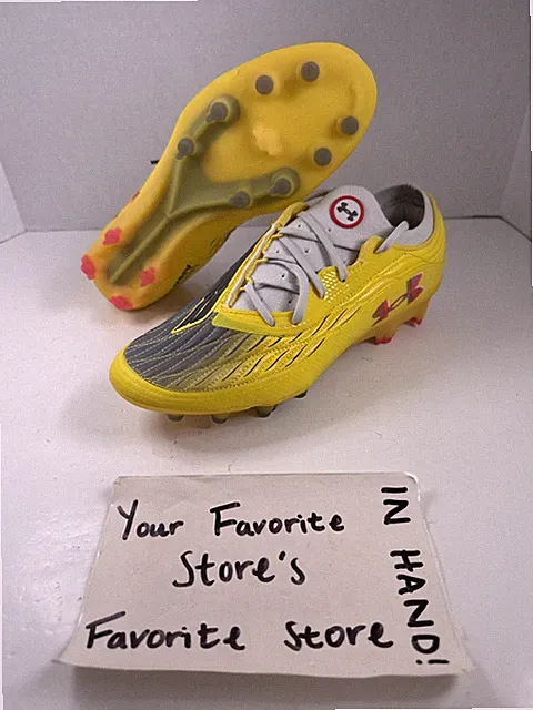 Under Armour Magnetico Elite 4 FG Soccer Cleats Taxi 3027704-700 Women's Size 8