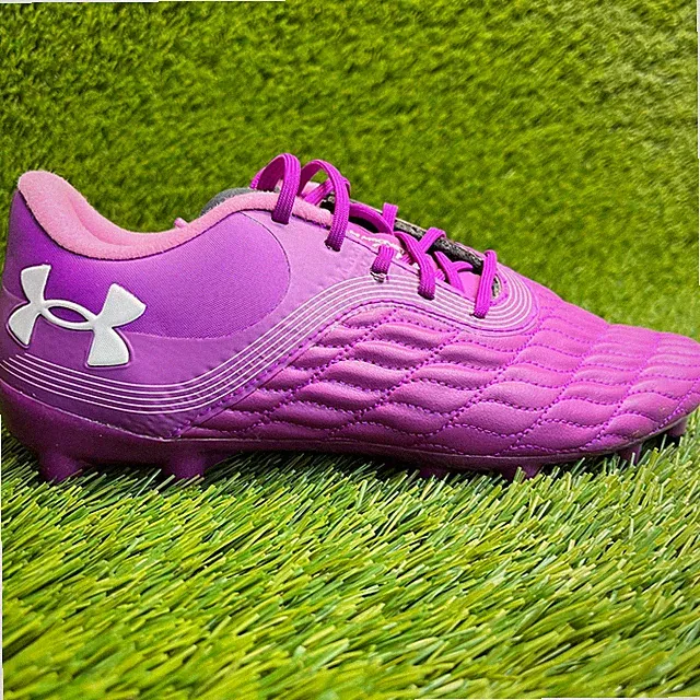 Under Armour Magnetico Pro 3.0 Mens Size 6.5 Purple White Running Soccer Cleats