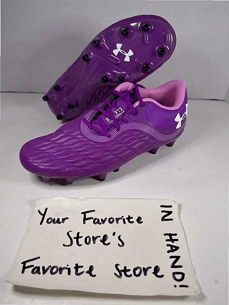 Under Armour Magnetico Pro 3 FG Soccer Cleats 3027497-500 Purple Women's Size 6