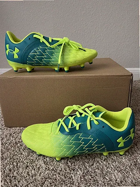 Under Armour Magnetico Select 2.0 Leather Soccer Cleats Size 8 Mens 3025642-300
