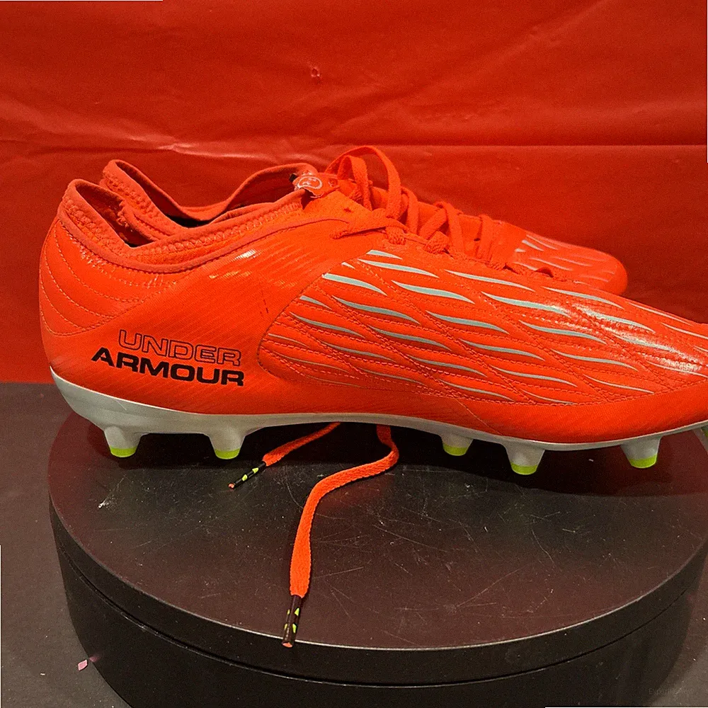 Under Armour Magnetico Select 4 FG Soccer Cleats Mens 11.5 Womens 13 Orange