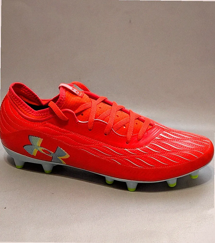 Under Armour Magnetico Select 4 FG Soccer Cleats Mens 9.5 Ares Red 3027707-862