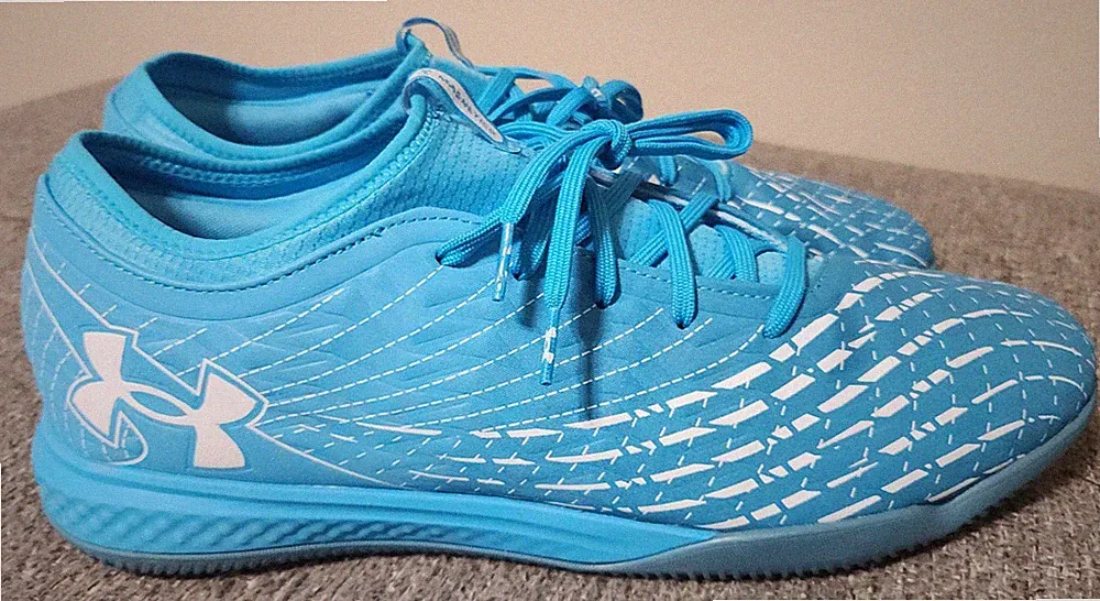 Under Armour Magnetico Select 5 Indoor Soccer Shoes 6000541-471 Blue Men’s 14