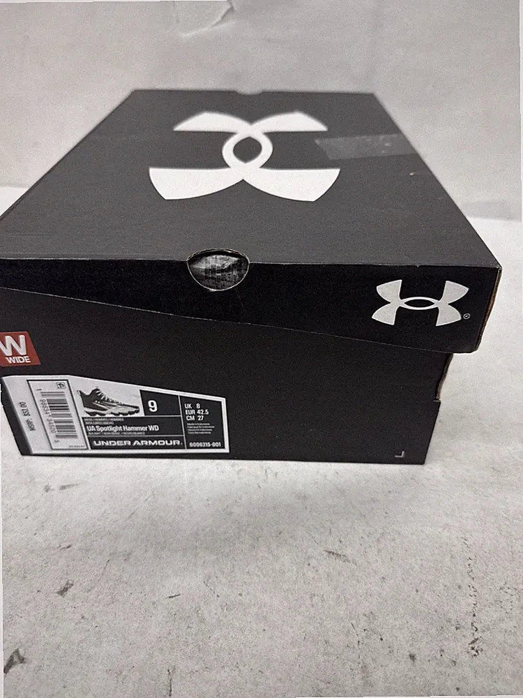 Under Armour Mens Spotlight Hammer Wide Cleats - Black - 6006215