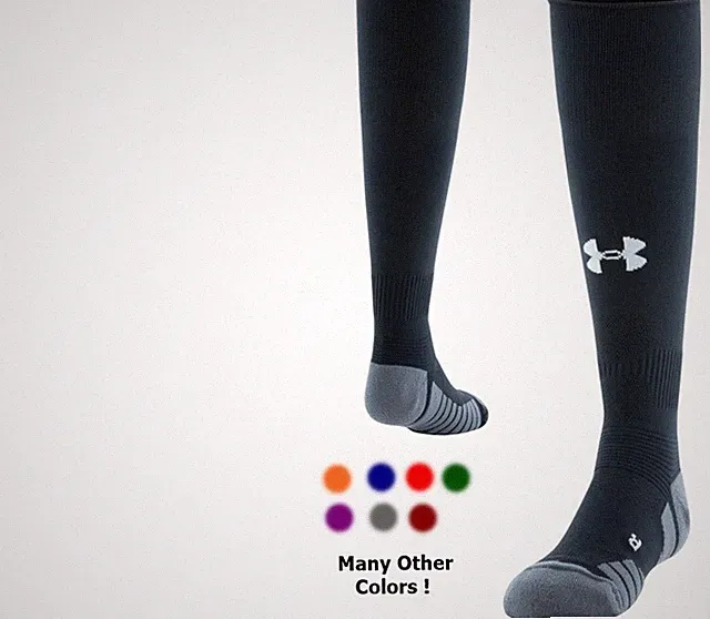 Under Armour Over the Calf, Arch Support, Adult & Youth Soccer Socks 1372759