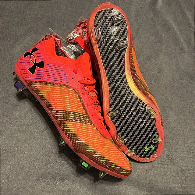 Under Armour Shadow Pro FG Mens Soccer Cleats 3025643 600 Sz 9 M Carbon Fiber