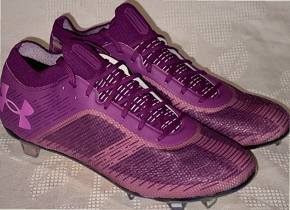 UNDER ARMOUR Shadow Pro FG Mystic Violet Purple Soccer Cleats NEW Mens Sz 10.5