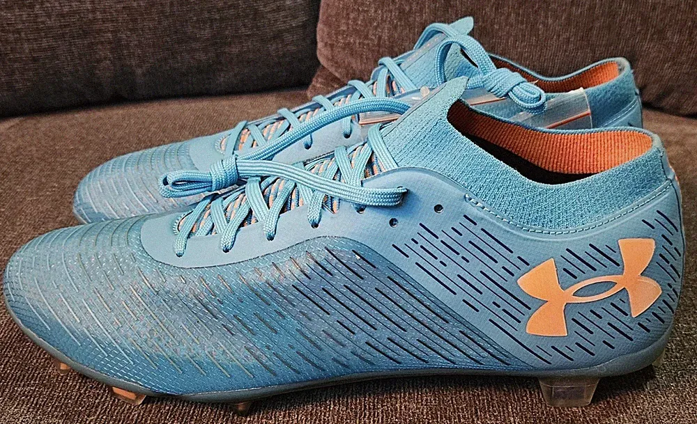 Under Armour Shadow Pro FG Soccer Cleats Blue Orange 3025643-400 Men’s Size 11
