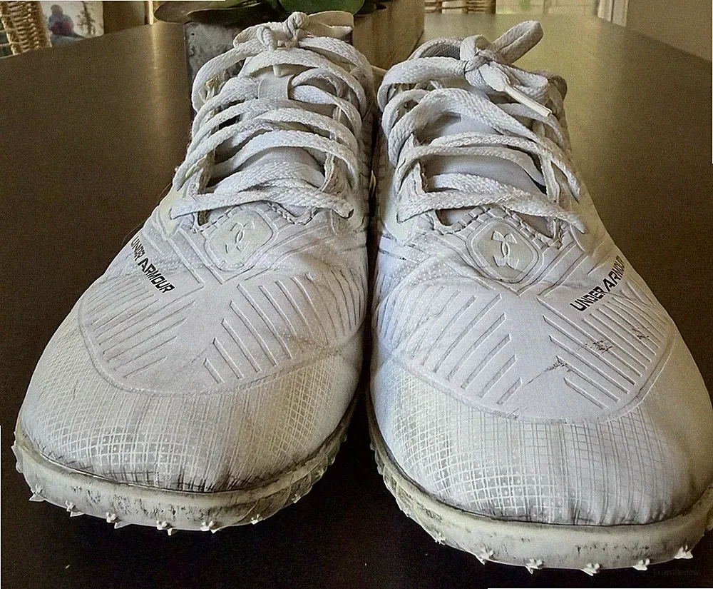 Under Armour Shadow Select Turf 2 Soccer Shoes White 3028434-100 Men 7.5 Women 9