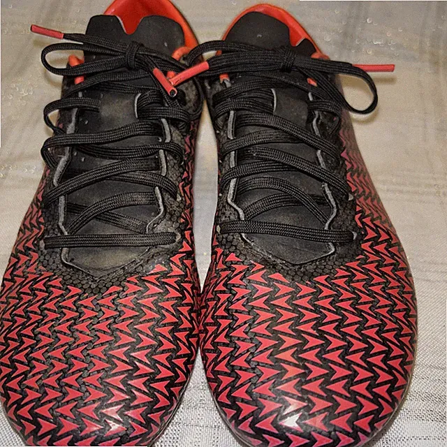 ❤️ Under Armour Soccer Cleats Men Size 7 UA CF Force 3.0 FG Shoes Red/Black