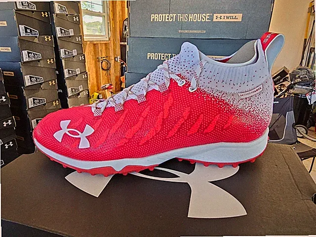 Under Armour TM Spotlight Turf 3024756-101 Cleats US Mens 14