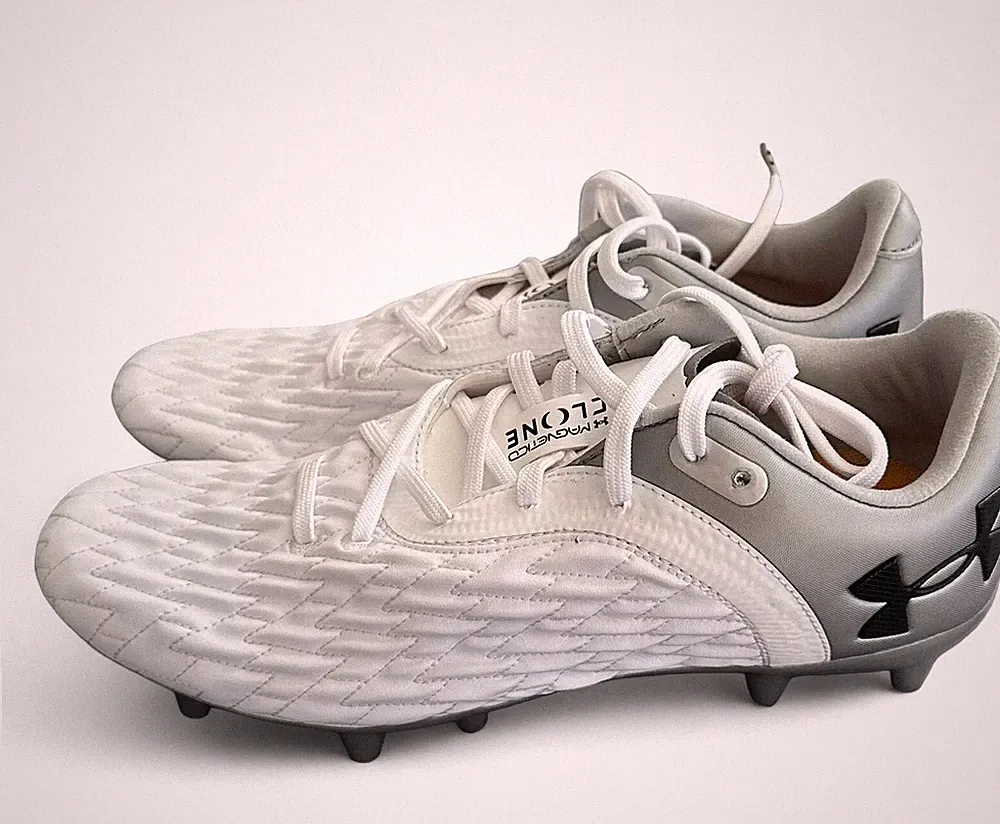 Under Armour UA Clone Magnetico Pro FG Elite Soccer Cleats Men’s 9 White