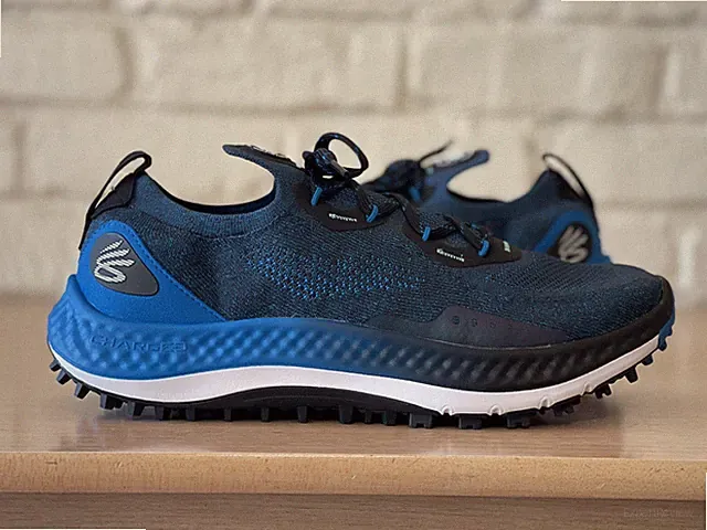 Under Armour UA CURRY Spikeless Golf Shoes Blue/Black 3025072-001 Men’s Size 9.5