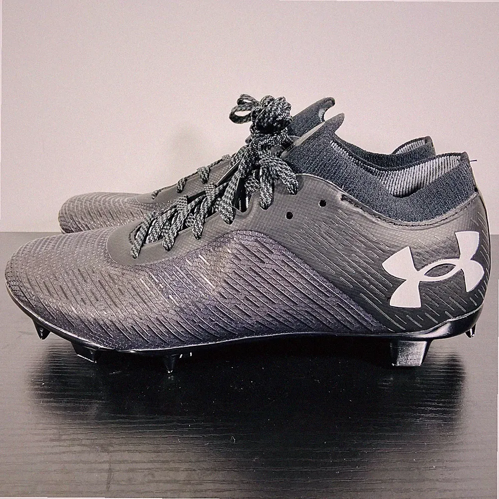 Under Armour UA Shadow Elite Pro Soccer Cleats Carbon Black 3026769-001 Mens 7