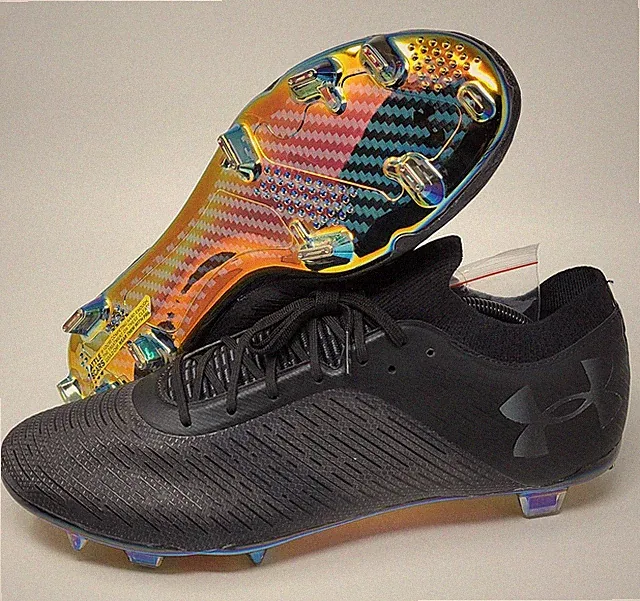 Under Armour UA Shadow Pro FG Black Soccer Cleats Men's 3025643 002 Size 12 New